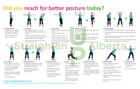 Did you reach for beƩer posture today? a. b.  a.