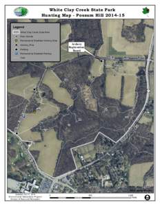 White Clay Creek State Park Hunting Map - Possum Hill[removed]Legend White Cl ay Cre ek Sta te P ar k  #