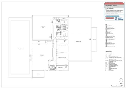 Affordable Sports Centres with Community 50m Pool Options First Floor Plan - Option 1 Scale: 1:200 @ A2 Notes: