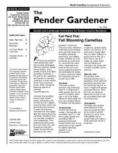 Lawn / Gardening / Garden / Geography / Cooperative extension service / Agriculture / Camellia / Land management / Master gardener program / Landscape