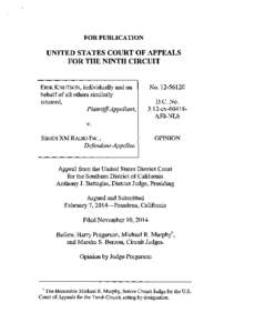 FOR PUBLICATION  UNITED STATES COURT OF APPEALS FOR THE NINTH CIRCUIT  No[removed]