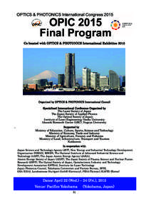 Microsoft Word - ①OPIC2015Final Program_main(E)_1.docx