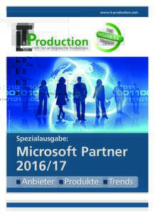 Microsoft Partner_SAP10:02 Seite 1  www.it-production.com © Julien Eichinger - Fotolia.com