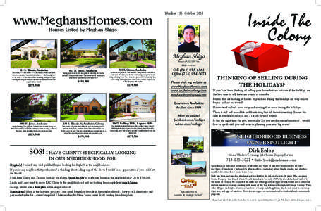 www.MeghansHomes.com Homes Listed by Meghan Shigo T  JUS