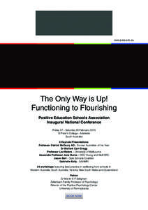 Clinical psychology / Patrick McGorry / Martin Seligman / University of Adelaide / Psychological resilience / Psychology / Positive psychology / Association of Commonwealth Universities