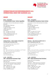 Internationaler Buchmessenkalender 2010