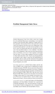 Cambridge University Press9 - Portfolio Management Under Stress: A Bayesian-Net Approach to Coherent Asset Allocation Riccardo Rebonato and Alexander Denev Frontmatter More information