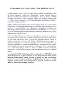 KAYMAKAMIMIZ SAYIN TURGUT SUBAŞI EĞİTİM SEMİNERİNE KATILDI  Yüreğir Kaymakamı Turgut SUBAŞI’nın Özgün Kariyer Akademi ve Adana İngiliz Kültür Dil Okulları ortaklığıyla ‘’Beden Dili ve Etkili İl