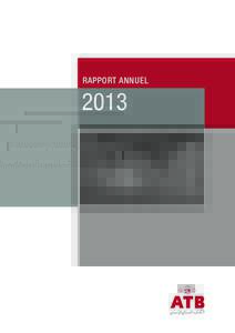RAPPORT annuel  2013 RAPPORT annuel