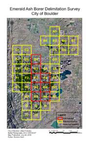 Emerald Ash Borer Delimitation Survey City of Boulder µ A5 B4