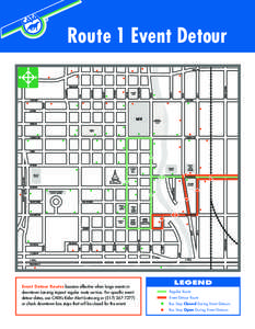 Route 1 Event Detour PENNSYLVANIA LARCH  CEDAR