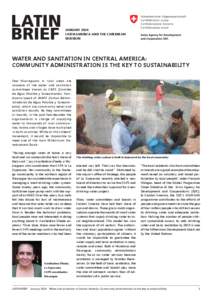 Public health / Sanitation / Sewerage / Water supply / Water supply and sanitation in Honduras / Water supply and sanitation in Nicaragua / Millennium Development Goals / Health / Hygiene