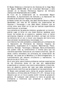Microsoft Word - El Museo Didáctico e Interactivo de Ciencias de la Vega Baja del Segura.doc