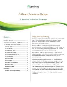 OutReach Experience Manager