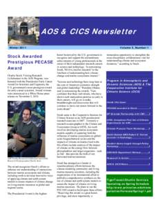 Microsoft Word - AOS & CICS Newsletter Winter 2011