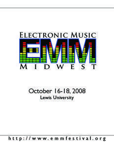 Vox Novus / Electronic Music Midwest / Mike McFerron / Robert Voisey / Electroacoustic music / George Brunner / Music / Electronic music / 60x60
