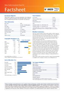 Witan Pacific Investment Trust PLC  May 2014 Factsheet Investment Objective