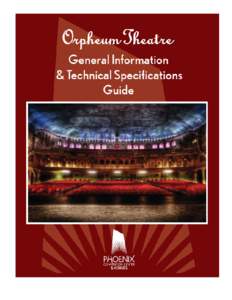 General Information • The Orpheum Theatre was built in 1929 in a style know as Spanish Baroque Revival at a cost of $750,000 by J.E. Rickards and Harry Nace for movies and vaudeville. • The Paramount movie chain pur