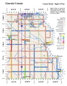 Lincoln County  County Roads - Right of Way 8