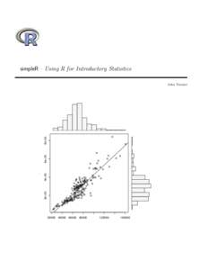 simpleR – Using R for Introductory Statistics  4e+05 2e+05  y