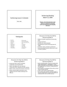Microsoft PowerPoint - Sentencing issues in Colorado - Pete [Compatibility Mode]