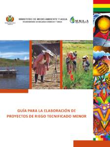 Estado Plurinacional de Bolivia MINISTERIO DE MEDIO AMBIENTE Y AGUA VICEMINISTERIO DE RECURSOS HÍDRICOS Y RIEGO