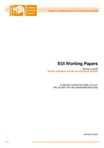 ROBERT SCHUMAN CENTRE FOR ADVANCED STUDIES  EUI Working Papers RSCAS[removed]ROBERT SCHUMAN CENTRE FOR ADVANCED STUDIES