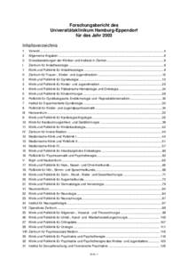 Forschungsbericht des Universitätsklinikum Hamburg-Eppendorf für das Jahr 2003