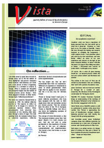 V  ista Issue 15 October 2013