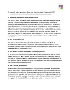 Nutrition / Low-carbohydrate diet / Glycemic index / Ketogenic diet / Ketosis / Carbohydrate / Medical research related to low-carbohydrate diets / Diabetic diet / Health / Diets / Medicine