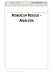 ROBOCUP RESCUE  LEGO MINDSTORMS NXT-G ROBOCUP RESCUE ANALYSIS