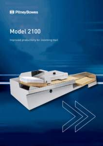 Model 2100 Improved productivity for incoming mail Improve mail opening with milling technology