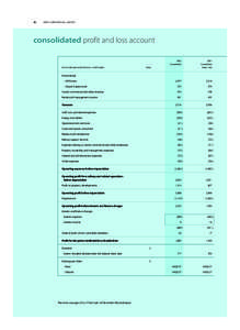 16  MTR CORPORATION LIMITED consolidated profit and loss account