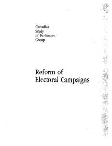 Reform of Electoral Campaigns