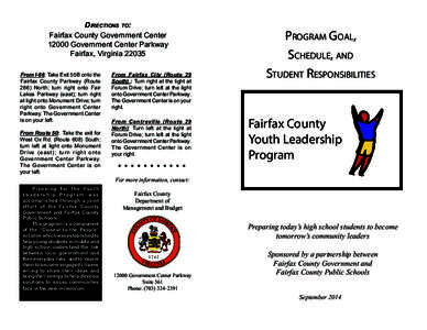 Class of[removed]Youth Leadership Program (YLP) Brochure