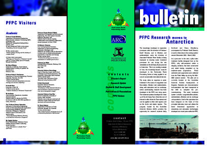 P F P C Vi s i t o r s Particulate Fluids Processing Centre Professor Gareth McKinley Department of Mechanical Engineering,