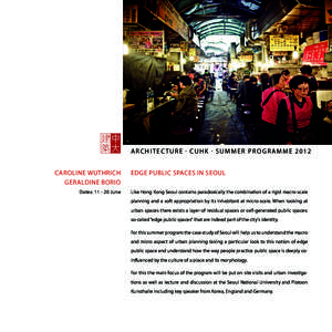 Urban studies and planning / Urban design / Seoul / Urban planning