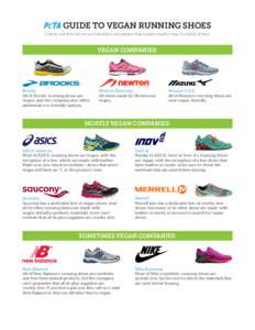 Culture / Shoe / Newton Running / Inov-8 / Athletic shoe / Leather / Saucony / Cruelty-free / ASICS / Clothing / Footwear / Veganism