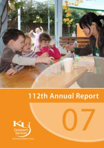 112th Annual Report  ® Enriching Children’s Lives