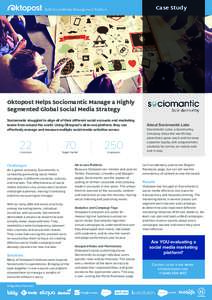 Case Study  B2B Social Media Management Platform Oktopost Helps Sociomantic Manage a Highly Segmented Global Social Media Strategy