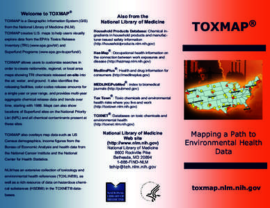TOXMAP: Mapping a Path to Environmental Health Data