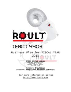 Visit us at roult.com                             ROULT Business Plan