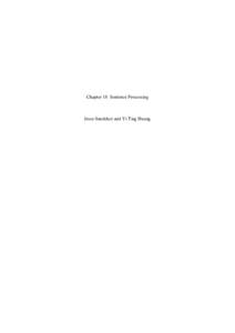 Chapter 18 Sentence Processing  Jesse Snedeker and Yi Ting Huang 18.1 Introduction Human language comprehension is so effortless that it often appears instantaneous.