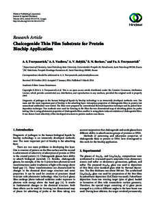 Hindawi Publishing Corporation Journal of Applied Chemistry Volume 2014, Article ID[removed], 5 pages http://dx.doi.org[removed][removed]Research Article