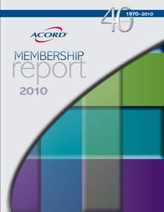 1970–2010 years report membership 2010