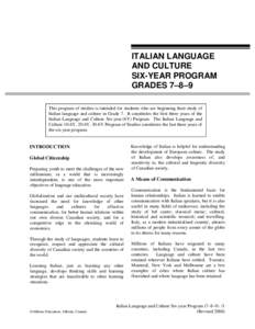 Microsoft Word - _A_ Italian 7-9 Rationale.doc