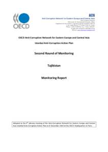 ACN Anti-Corruption Network for Eastern Europe and Central Asia Anti-Corruption Division Directorate for Financial and Enterprise Affairs Organisation for Economic Co-operation and Development (OECD) 2, rue André-Pascal