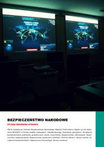 BEZPIECZEŃSTWO NARODOWE STUDIA DRUGIEGO STOPNIA Oferta dydaktyczna Instytutu Bezpieczeństwa Narodowego Akademii Pomorskiej w Słupsku na rok akademickiw formie studiów tradycyjnych i blended-learning. Omów