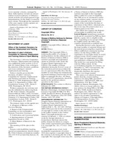 3574  Federal Register / Vol. 64, No[removed]Friday, January 22, [removed]Notices seven separate volumes, arranged by State. Subscriptions include an annual