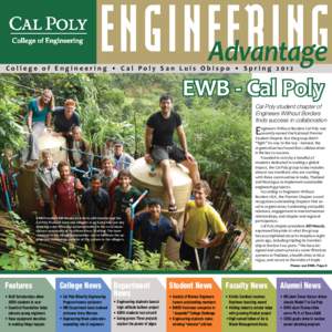 ENGINEERING ENGINEERING Advantage College of Engineering • Cal Poly San Luis Obispo • Spring 2012